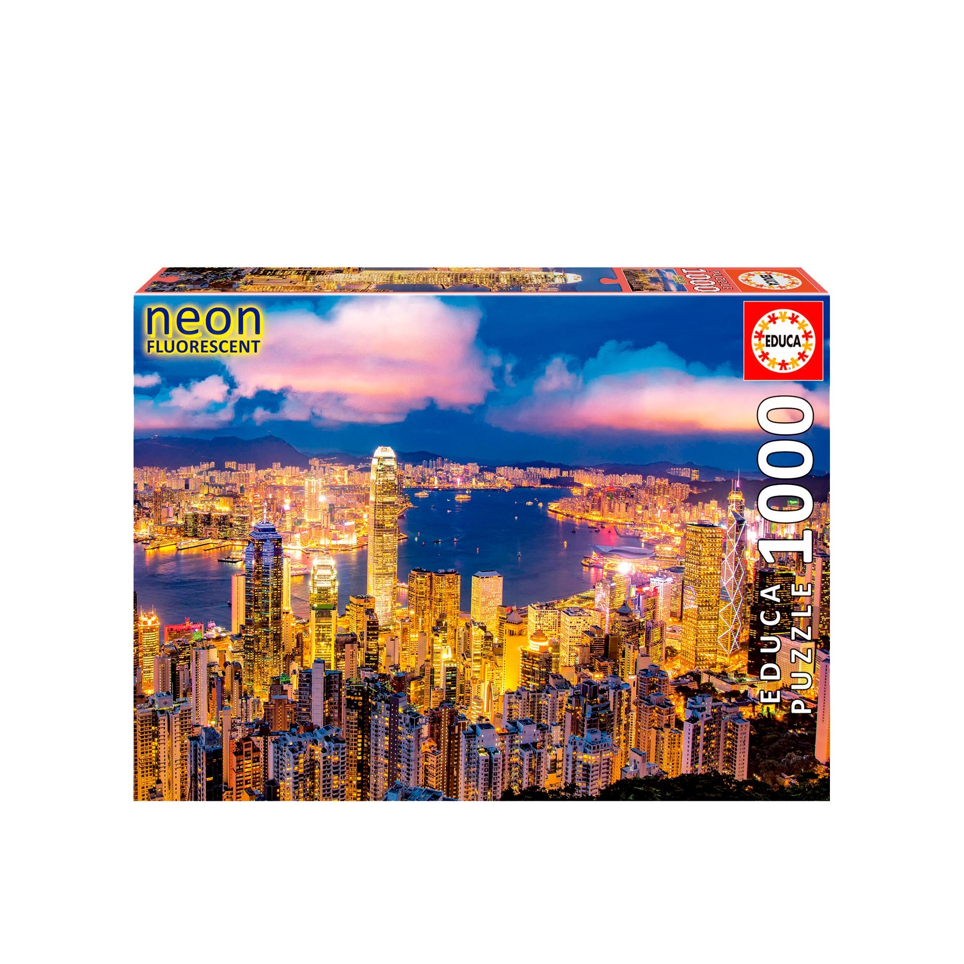 Educa Puzzle 1000 Peças Hong Kong "Neon"