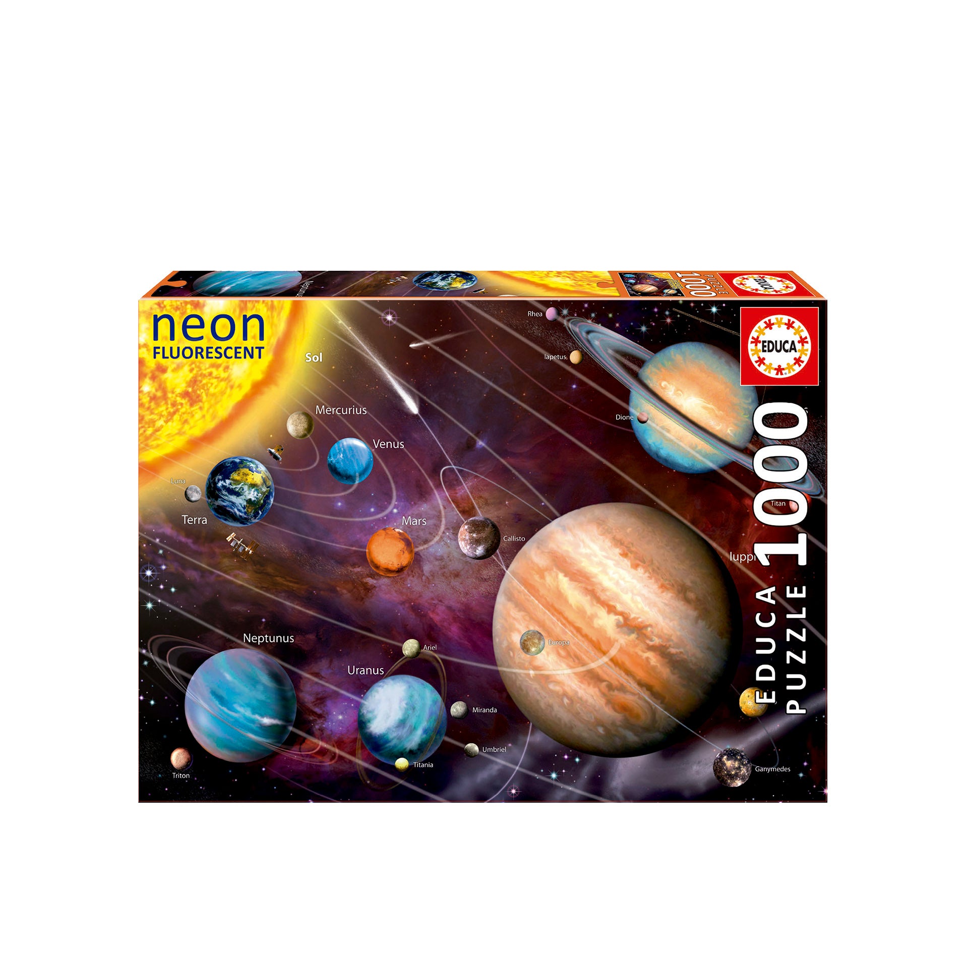 Educa Puzzle 1000 Peças Sistema Solar "Neon"