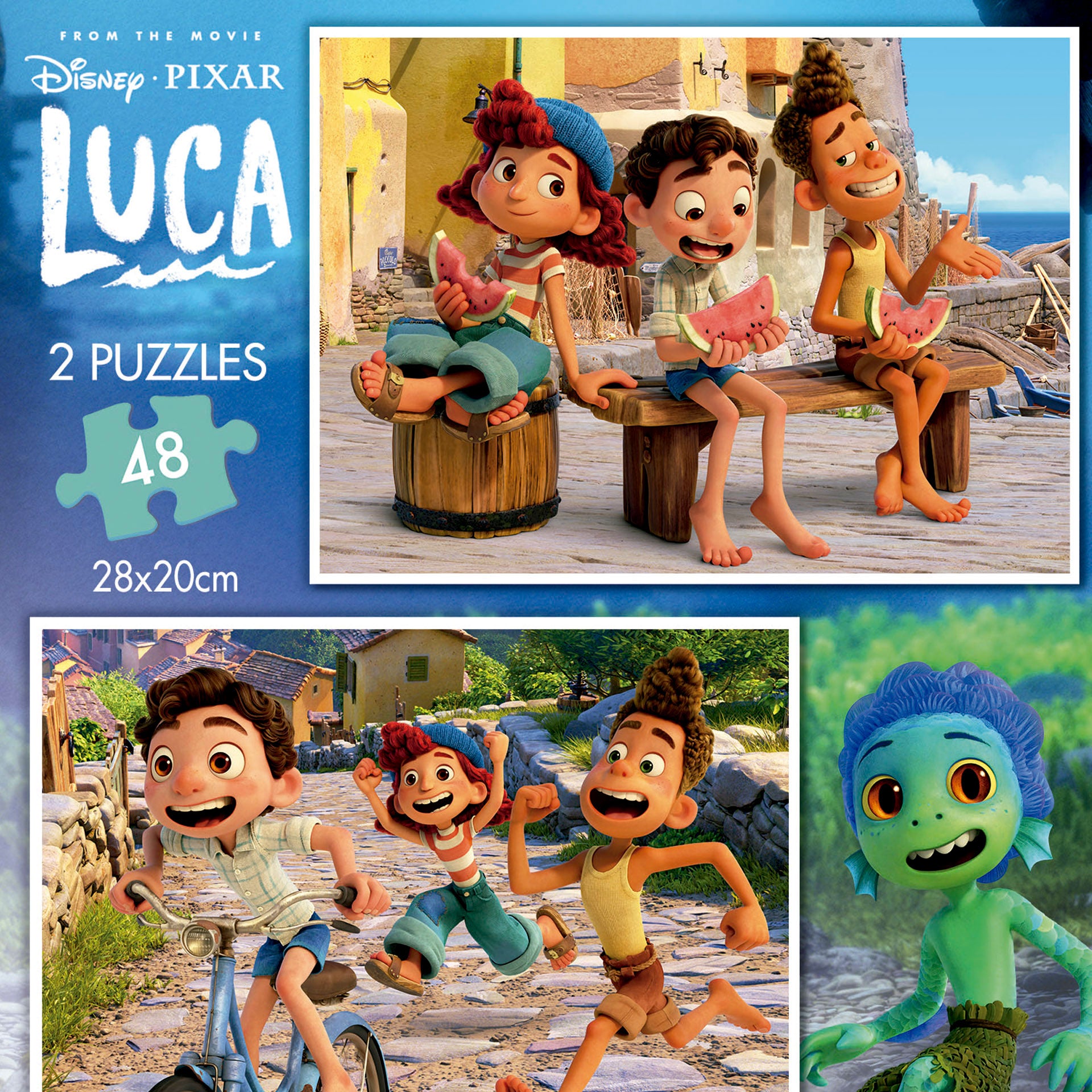 Educa Puzzle 2 x 48 Peças Luca Disney