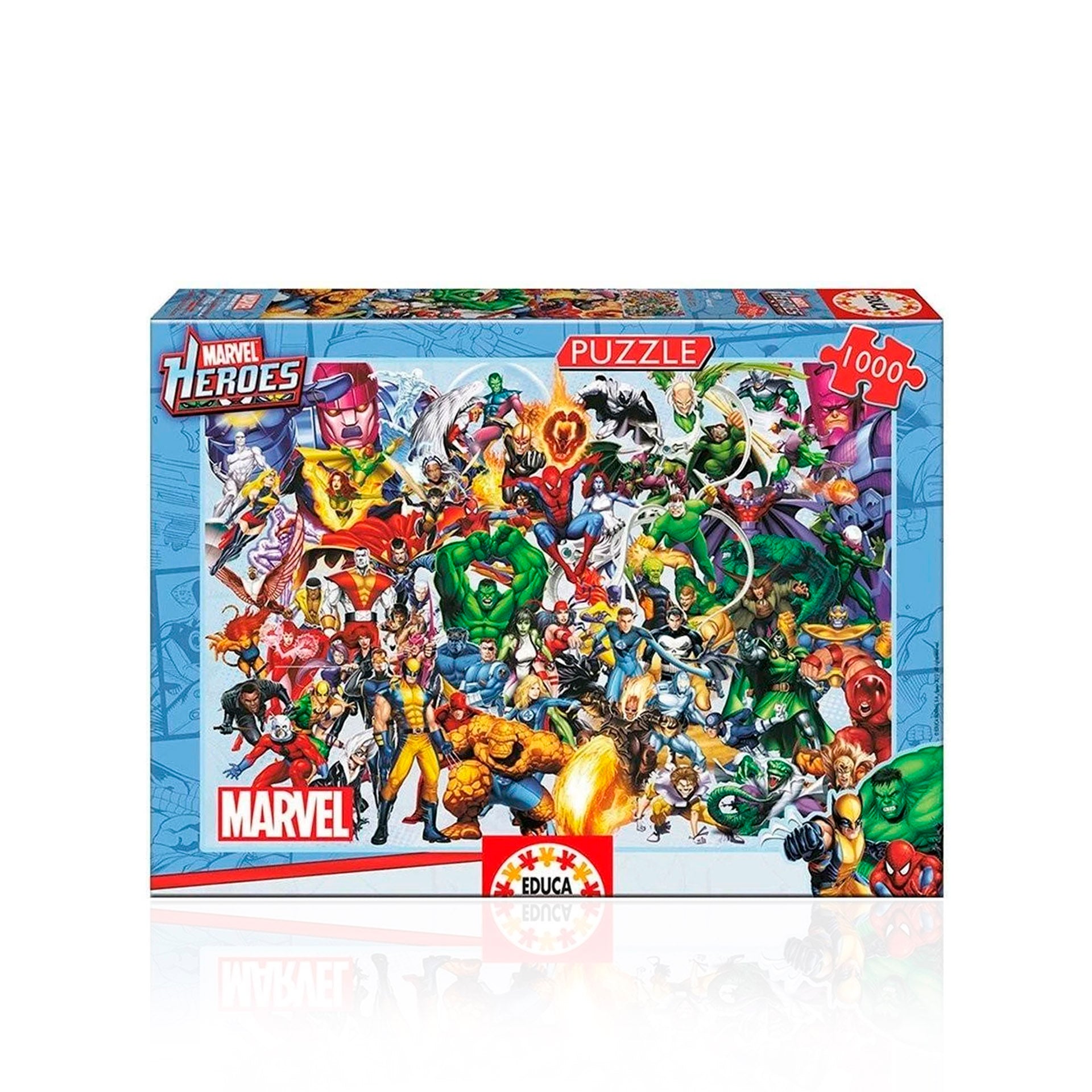 Educa Puzzle 1000 Peças Heróis Marvel