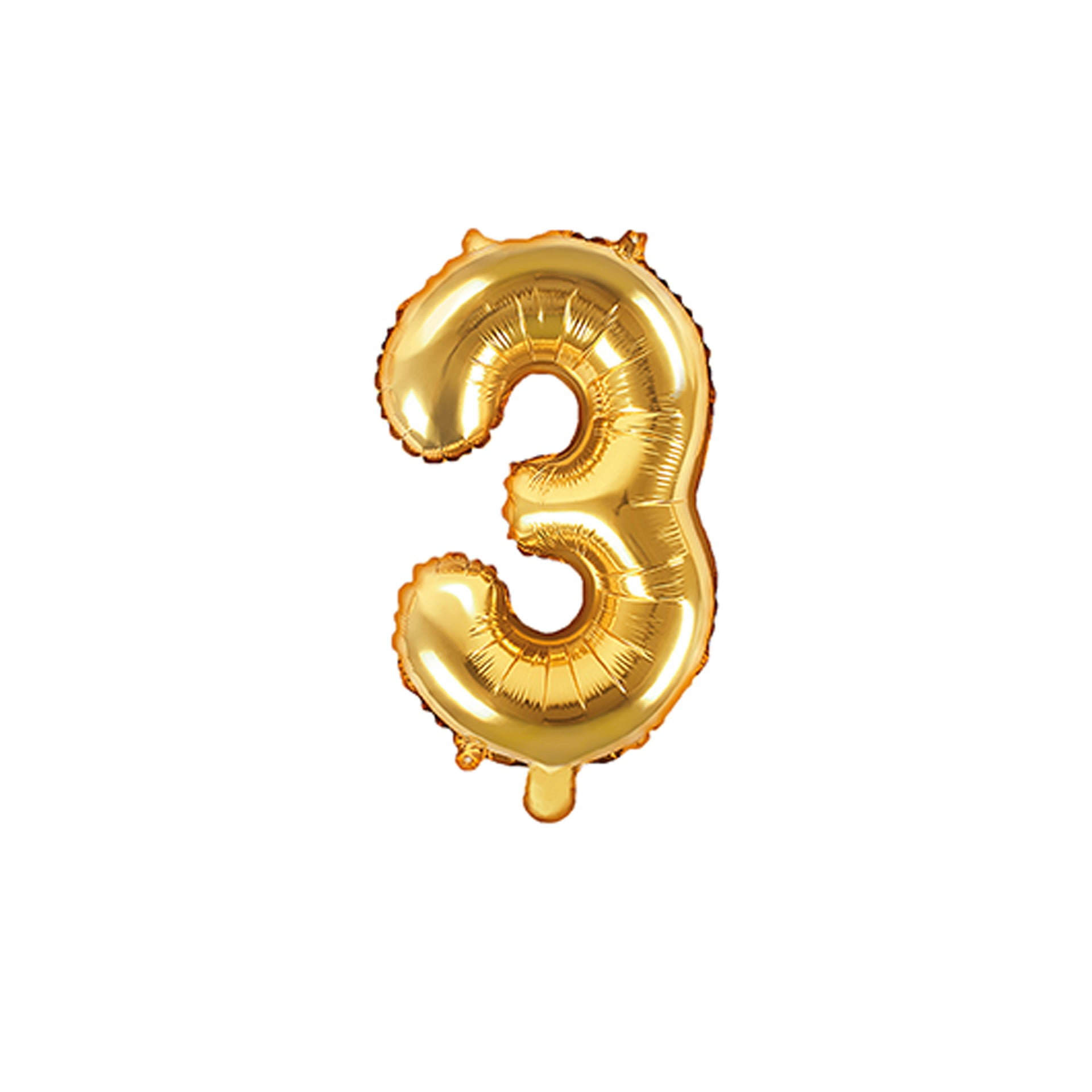 Balão Foil Nº3 Dourado