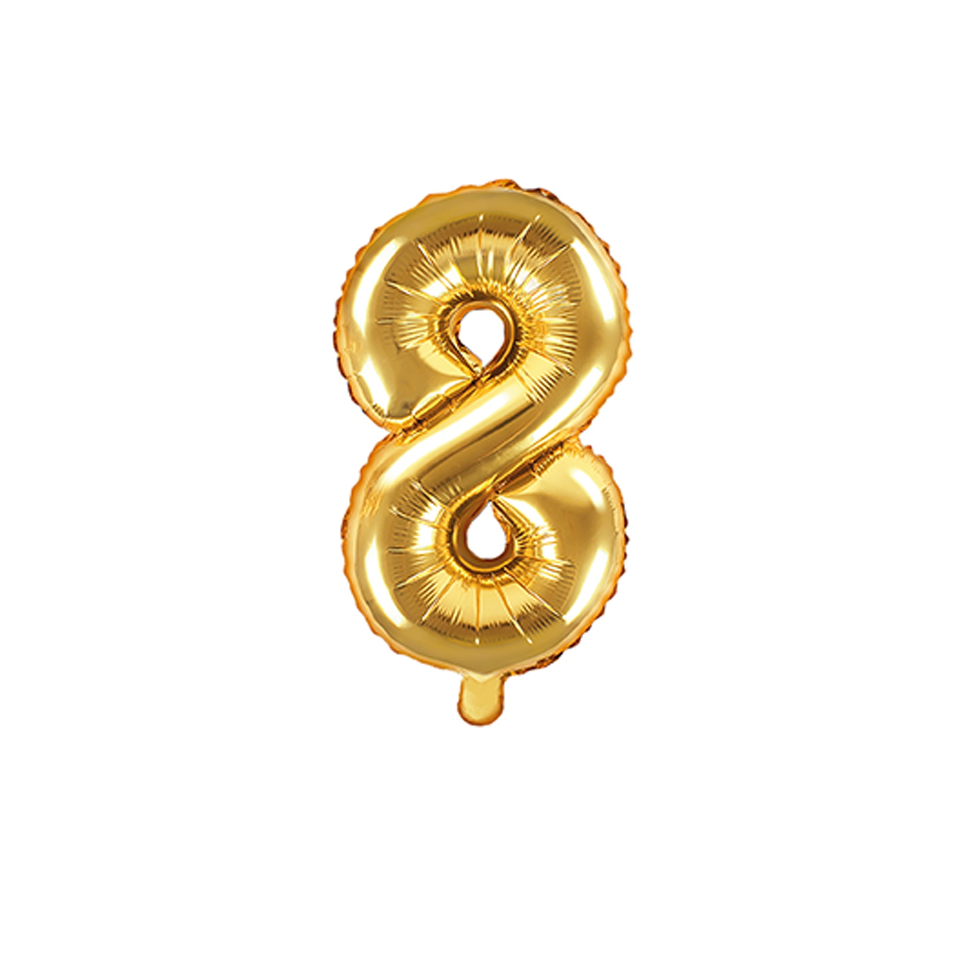 Balão Foil Nº8 Dourado