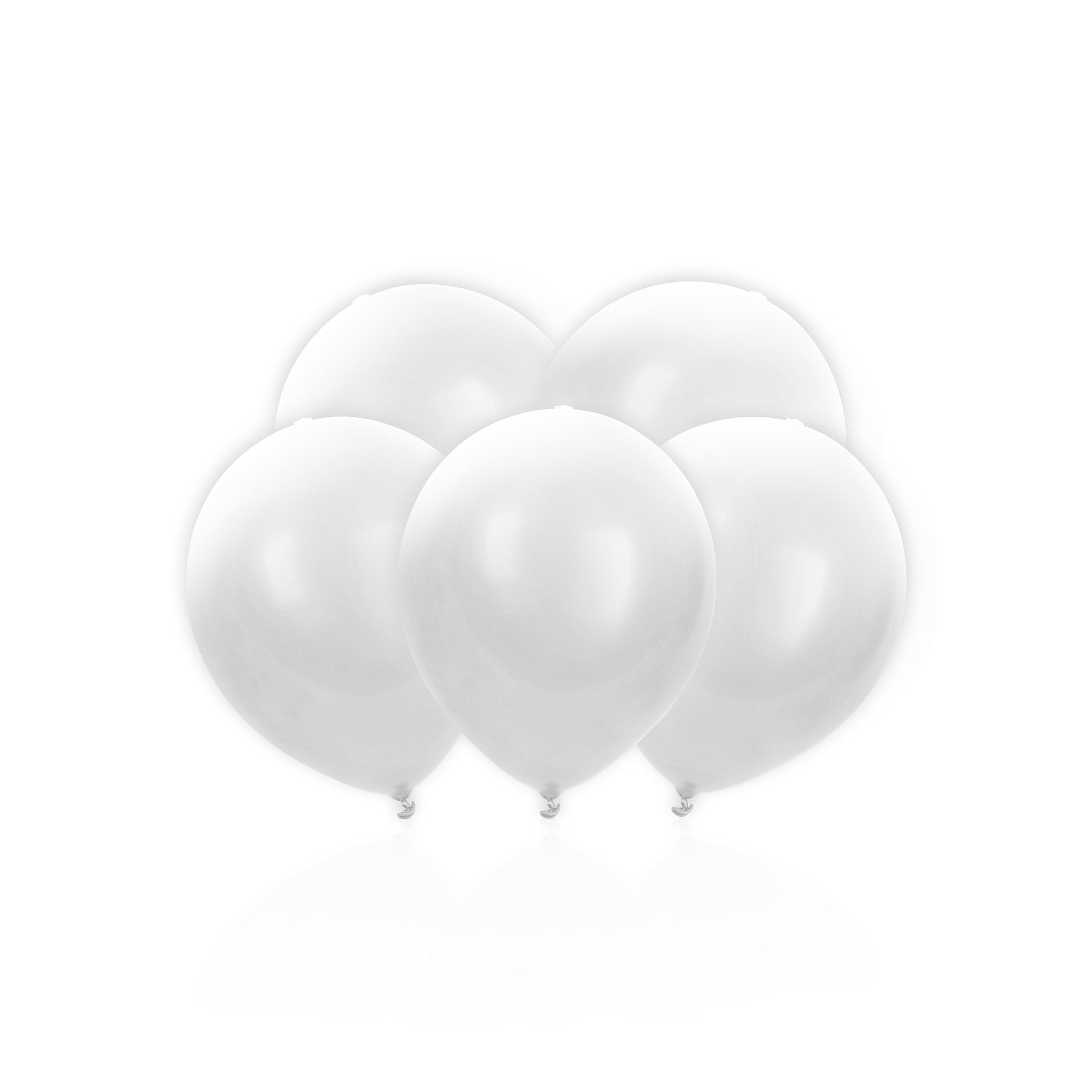 Pack 5 Balões LED Branco